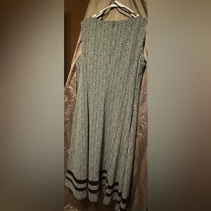 Calvin Klein Monochrome Chevron Dress